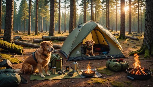 Les règles indispensables pour camper avec son chien