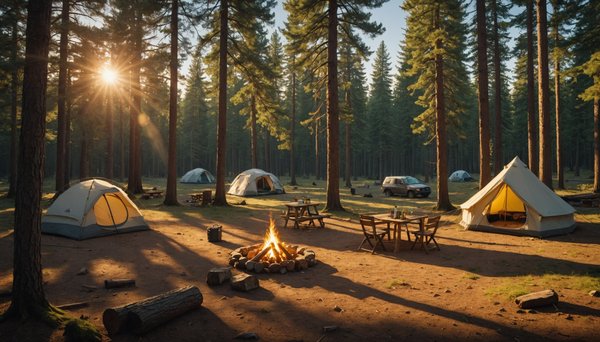 Les avantages et les inconvénients des emplacements de camping sur terrain privé et des campings traditionnels