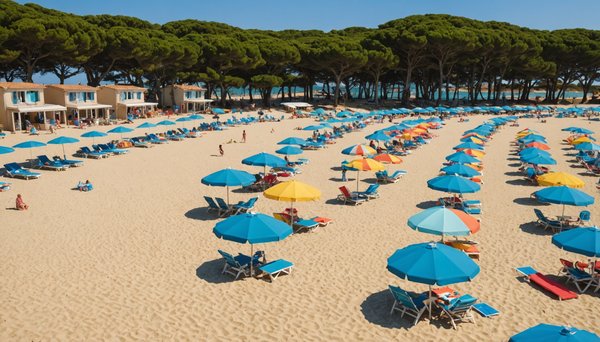 Profitez de la plage et des services du Camping Le Nauzan Plage Saint-Palais-sur-Mer