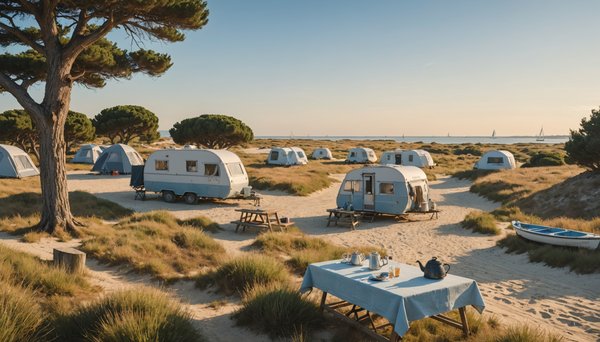 Trouver l'emplacement idéal pour un camping sur l'Ile de Ré: proche du Port et du Marché