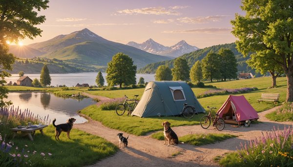 Où camper avec votre animal de compagnie en France?